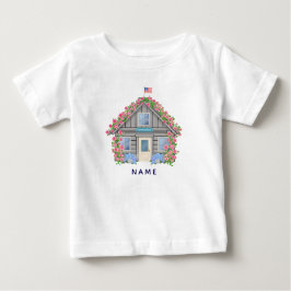 Nantucket Little Climbing Rose Cottage  Baby T-shirt