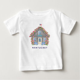 Nantucket Little Climbing Rose Cottage  Baby T-shirt