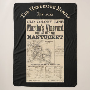 Nantucket Martha's Vineyard 1893 Old Colony RR Sherpadecke