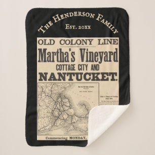Nantucket Martha's Vineyard 1893 Old Colony RR Sherpadecke