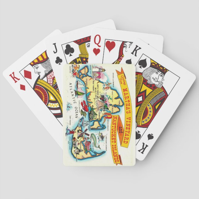 Nantucket Martha's Vineyard Playing Cards Spielkarten (Rückseite)