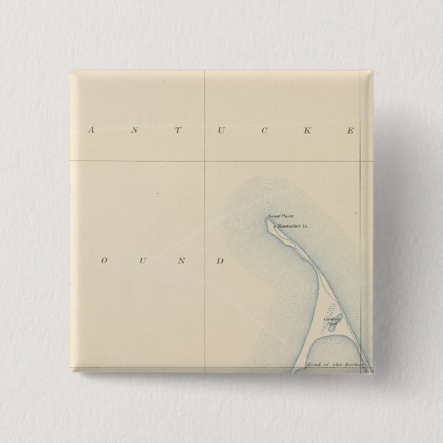 Nantucket, Massachusetts Button (Vorderseite)