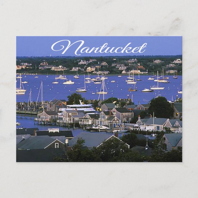 Nantucket Massachusetts Cape Cod Postkarte (Vorderseite)