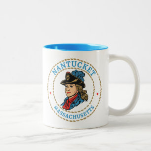 Nantucket Massachusetts Colonial Zweifarbige Tasse