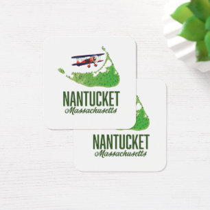 Nantucket Massachusetts Karte