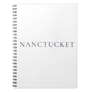 Nantucket Notizbuch Preppy Küstenjournal Notizblock