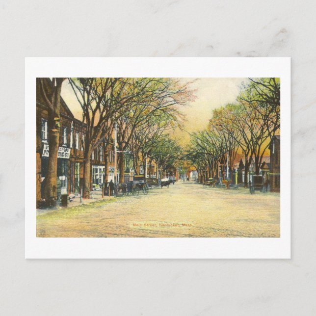 NANTUCKET POSTCARD 1907 POSTKARTE (Vorderseite)