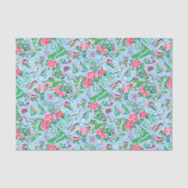 Nantucket Preppy Palm Beach Print Seidenpapier