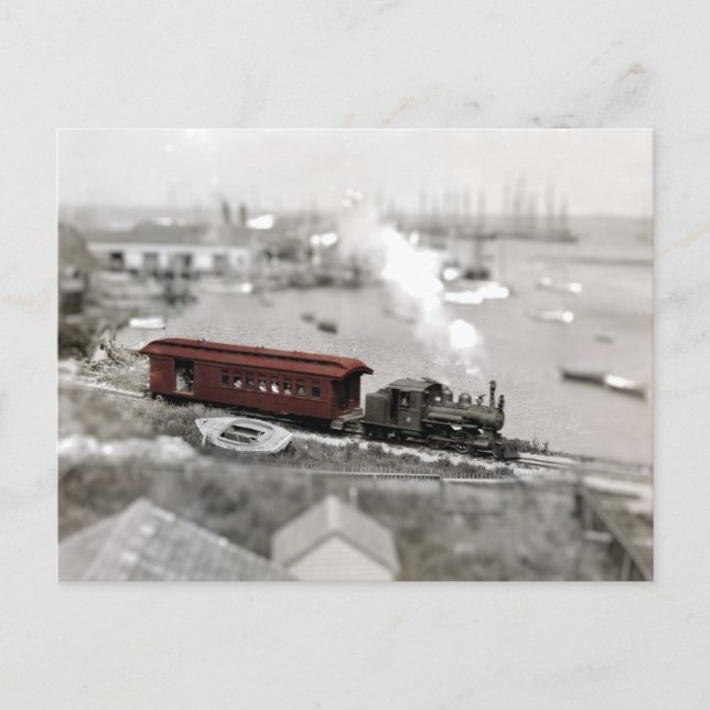 Nantucket Railroad Miniatur Postkarte (Vorderseite)