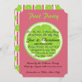 Nantucket Red & Limes Fiesta Cocktail Party Einladung