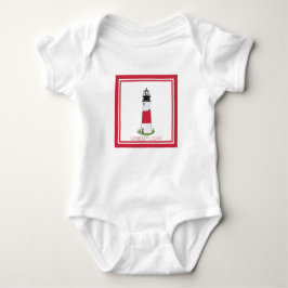Nantucket Sankaty Lighthouse Baby and Kid Bodysuit Baby Strampler