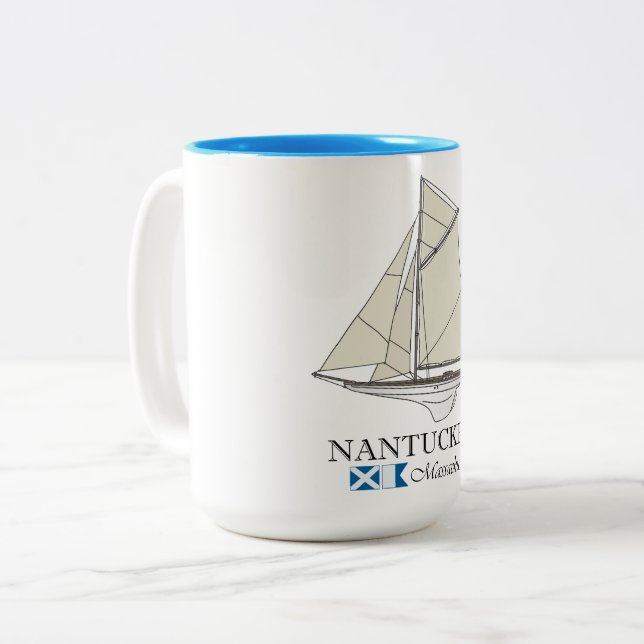 Nantucket (SB) Zweifarbige Tasse (Vorderseite Links)