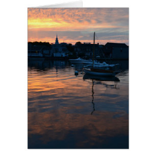 Nantucket-Sonnenuntergangskarte