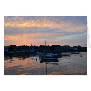 Nantucket-Sonnenuntergangskarte