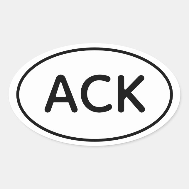 Nantucket Sticker (Vorderseite)