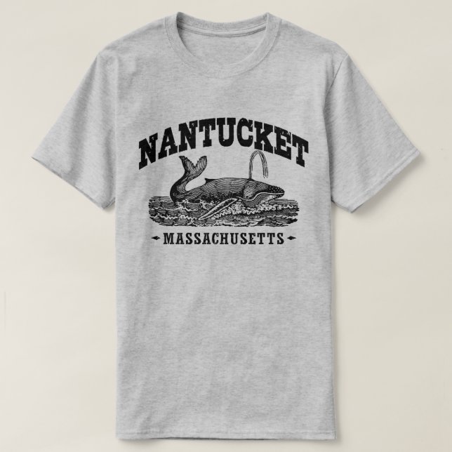 Nantucket Whale T-Shirt (Design vorne)