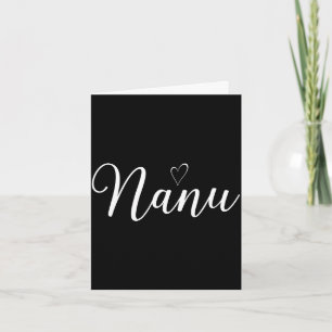 Nanu Liebesherz Spaß Nanu Oma Shirt Mutter Mütter Karte