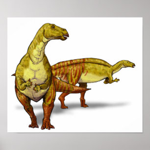 Nanyangosaurus - krebserregende Dinosaurier Poster