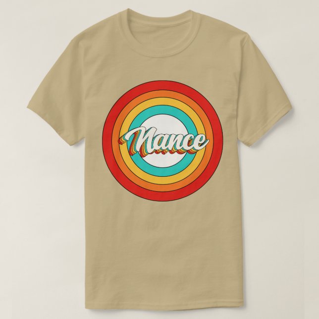 Nanzname Shirt Vintag Nance Circle (Design vorne)