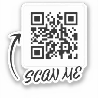 Não escaneie o qr code aufkleber