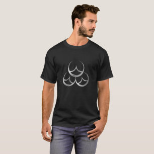 Naoe Clan Kamon Silver Chrome T-Shirt