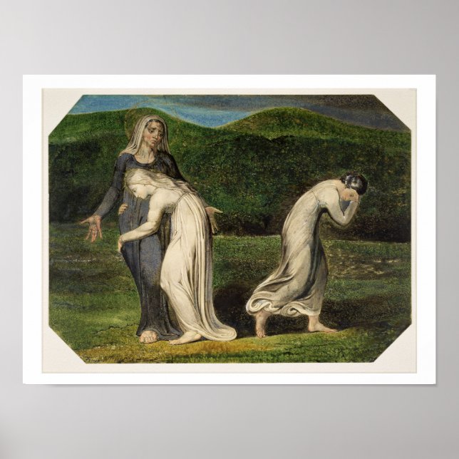 Naomi entwirbt Ruth und Orpah, um zur l Poster (Vorne)