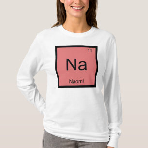 Naomi Name Chemie Element Periodensystem T-Shirt