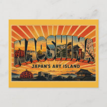 Naoshima Japan Kunstinsel Vintage Reise Kunst