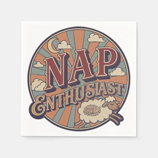 Nap Enthusiast Serviette (Vorderseite)