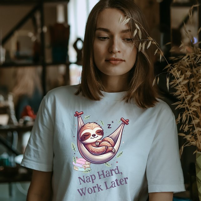 Nap Hard Sloth T-Shirt (Von Creator hochgeladen)