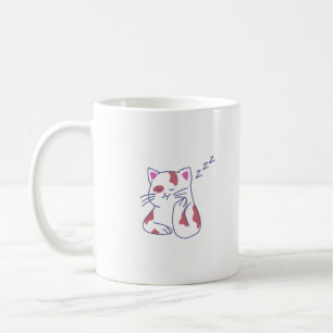 Nap-Modus-Tasse   Sleepy Kitty Vibes Kaffeetasse