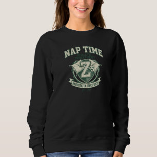 Nap Time Athletic Department Lustig Vintage Varsit Sweatshirt