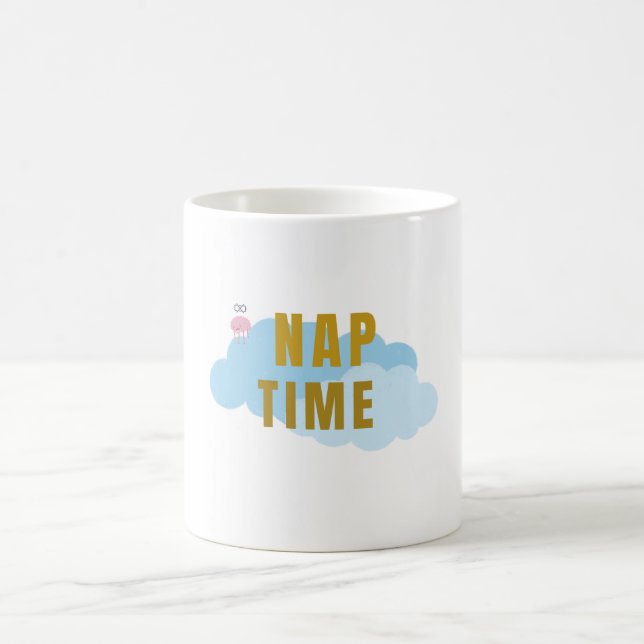 Nap Time Funny Coffee Mug – Perfect for Coffee Lov Kaffeetasse (Mittel)