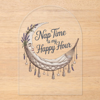 Nap Time Is My Happy Hour Acryleinladungen