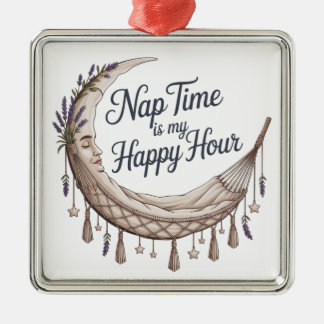 Nap Time Is My Happy Hour Ornament Aus Metall