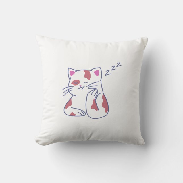 Nap Time Pillow | Cozy Catcore Vibes Kissen (Vorderseite)