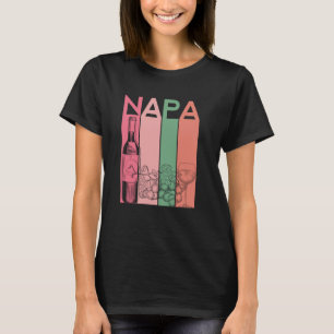 Napa California Weinland Weinlese Liebe R T-Shirt