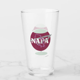 Napa Space Style Wine Country Agency Logo Design Glas