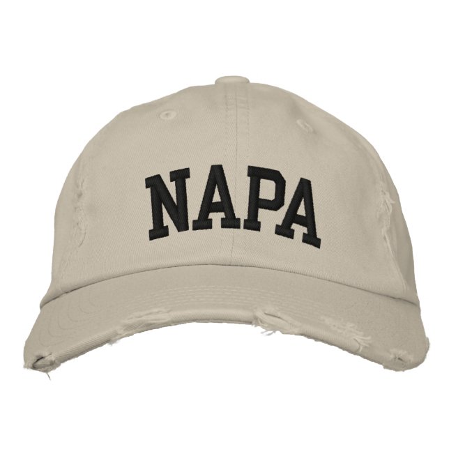 Napa-Stickerhut Bestickte Kappe (Vorderseite)