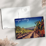 Napa Tal Herbst Weinroute Mendrisiotto Postkarte<br><div class="desc">Herbst in den Weinbergen! Schönes Napa Tal an einem kristallklaren Herbsttag.</div>