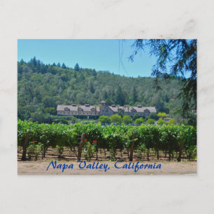 Napa Valle California Weinberg Postkarte