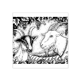 NAPA VALLEY ALPINE KID & BILLY GOAT, GRAPE ARBOR GUMMISTEMPEL