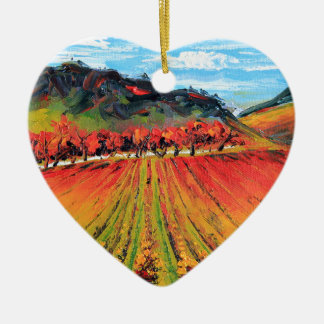 Napa Valley durch Lisa Elley Keramik Ornament