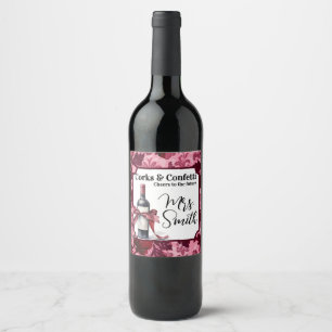 Napa Valley Junggeselinnen-Abschied Weinetikett