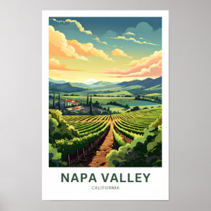Napa Valley Kalifornien Reisen Print Poster