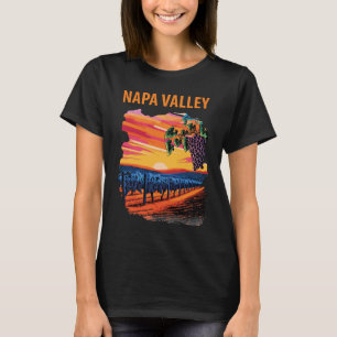 Napa Valley Kalifornien Weinberg Reise T-Shirt