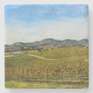 Napa Valley Kalifornien Weinberg Steinuntersetzer