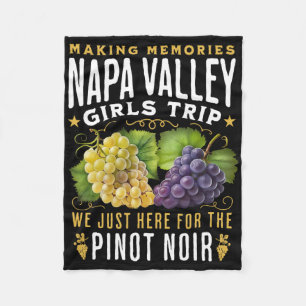 Napa Valley Mädchen Reise Weingegend Weinberg Tour Fleecedecke