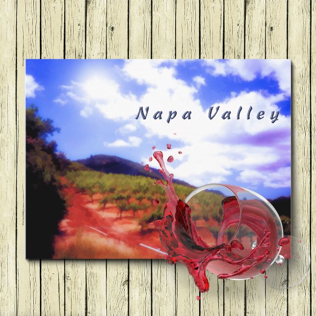 Napa Valley Postkarte (Von Creator hochgeladen)