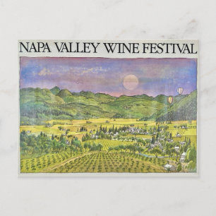 Napa Valley Wein Festival Postkarte